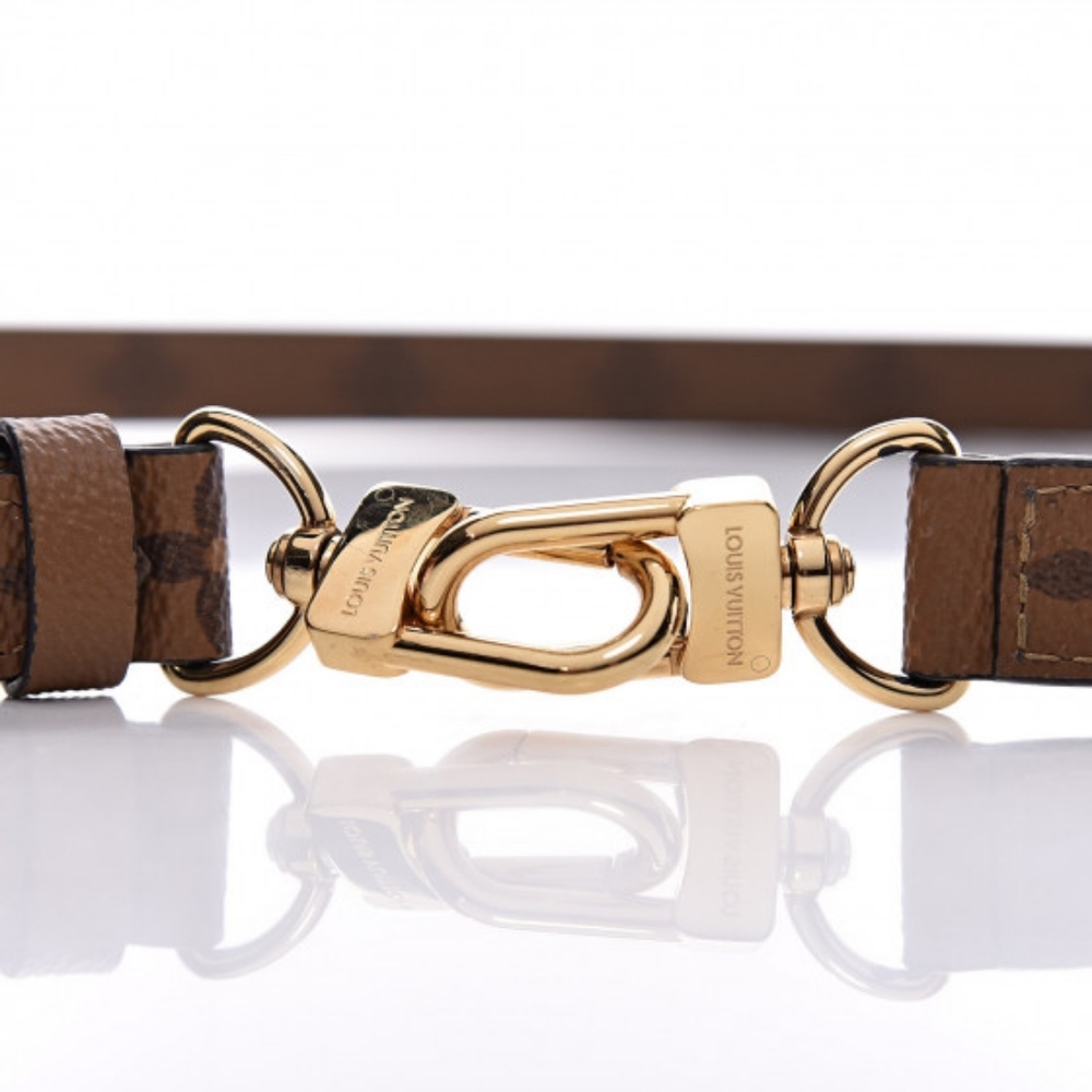 Brand NEW! UNUSED! LV Louis Vuitton Reverse Monogram Metis 20mm Adjustable Strap - Picture 9 of 14